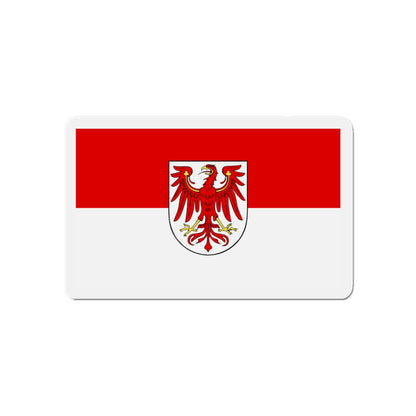 Flag of Brandenburg Germany - Die-Cut Magnet-5" x 5"-The Sticker Space