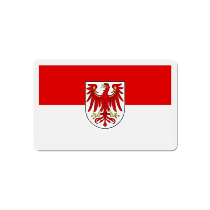 Flag of Brandenburg Germany - Die-Cut Magnet-6 × 6"-The Sticker Space