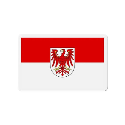 Flag of Brandenburg Germany - Refrigerator Magnet 3 Inch - The Sticker Space