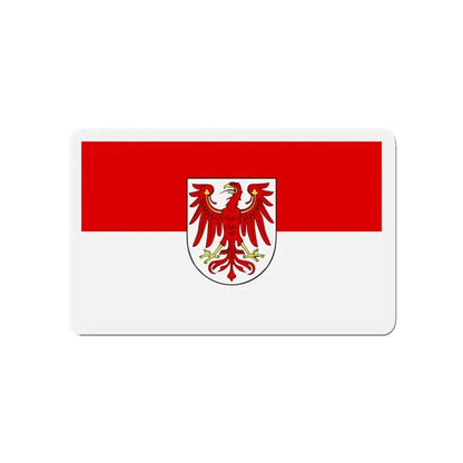 Flag of Brandenburg Germany - Refrigerator Magnet 4 Inch - The Sticker Space
