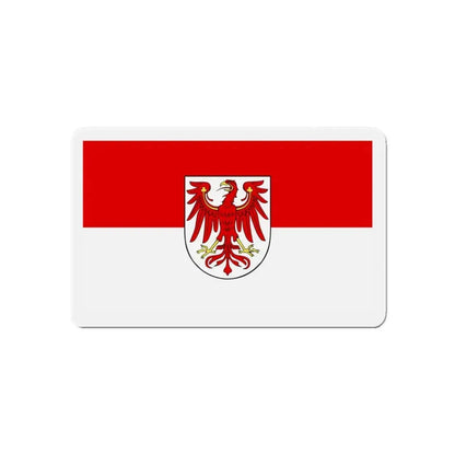 Flag of Brandenburg Germany - Refrigerator Magnet 5 Inch - The Sticker Space