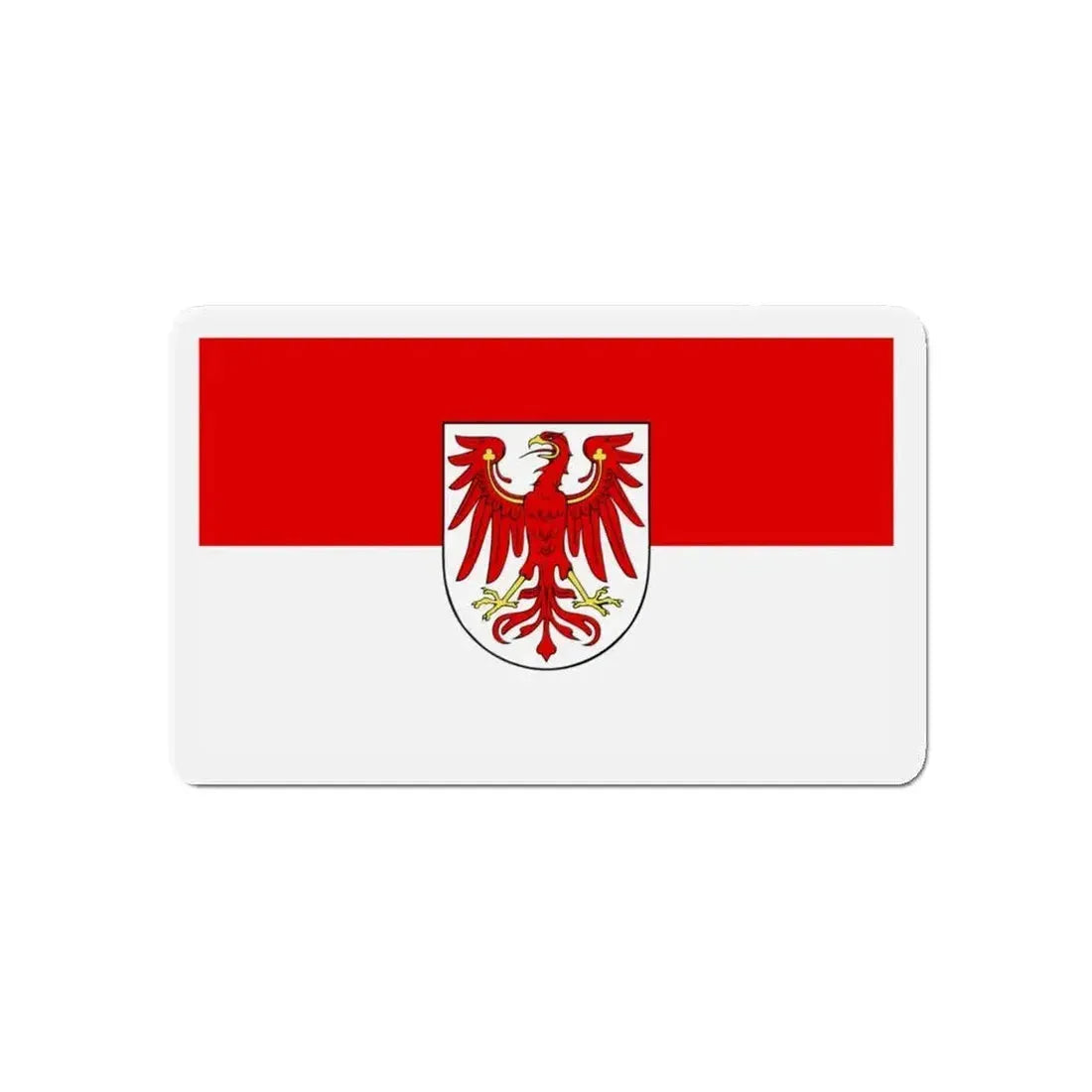Flag of Brandenburg Germany - Refrigerator Magnet - The Sticker Space