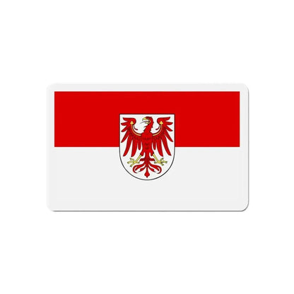 Flag of Brandenburg Germany - Refrigerator Magnet - The Sticker Space