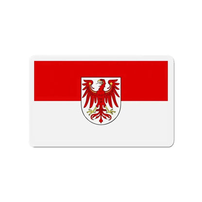 Flag of Brandenburg Germany - Refrigerator Magnet - The Sticker Space