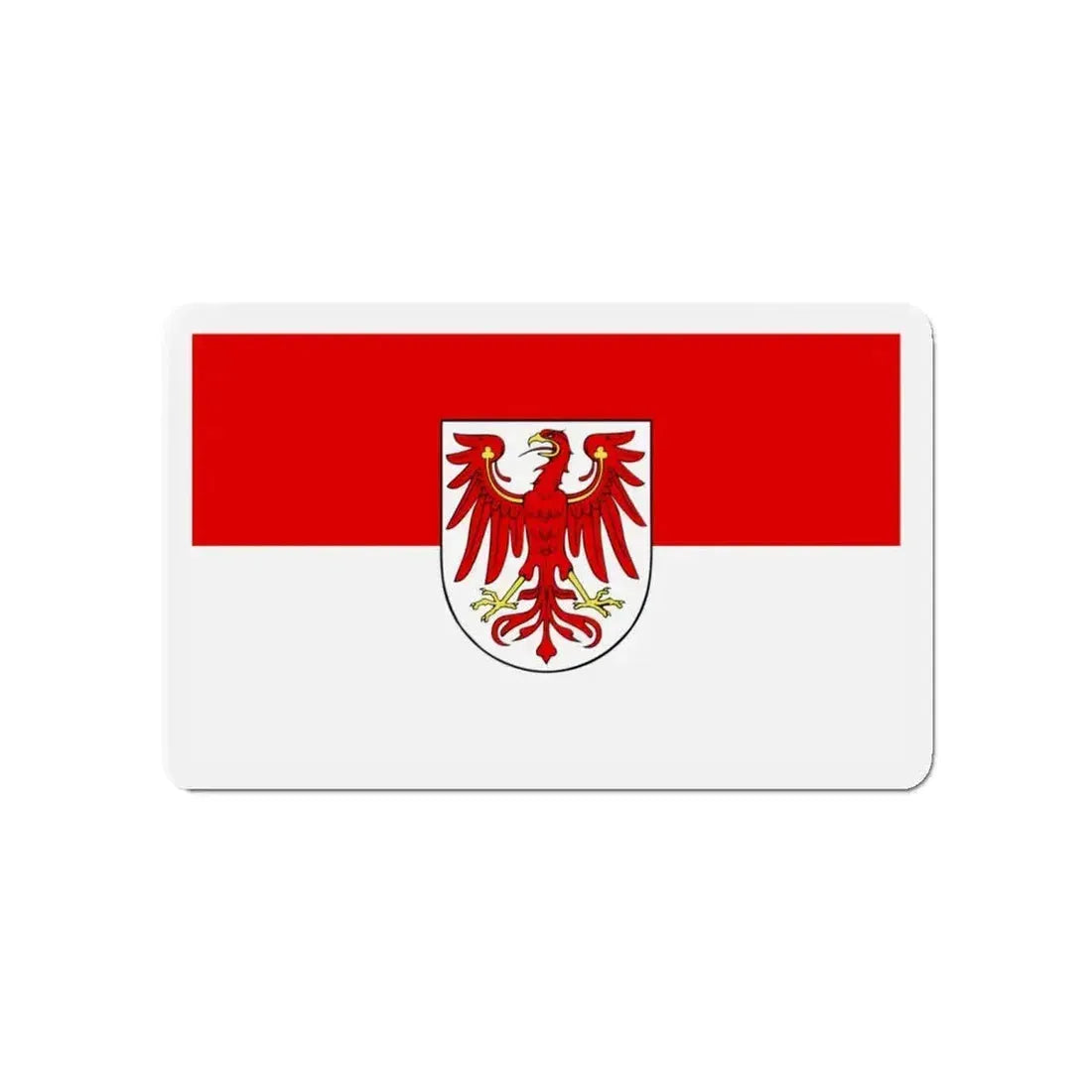 Flag of Brandenburg Germany - Refrigerator Magnet - The Sticker Space