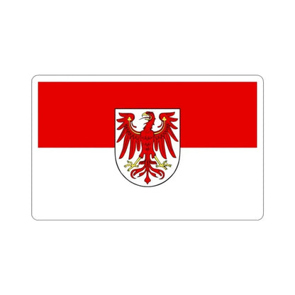 Flag of Brandenburg Germany STICKER Vinyl Die-Cut Decal 2 Inch - The Sticker Space