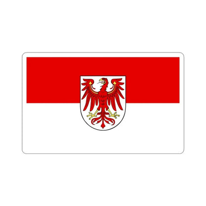Flag of Brandenburg Germany STICKER Vinyl Die-Cut Decal 2 Inch - The Sticker Space