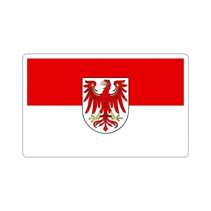Flag of Brandenburg Germany STICKER Vinyl Die-Cut Decal 5 Inch - The Sticker Space