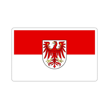 Flag of Brandenburg Germany STICKER Vinyl Die-Cut Decal-5 Inch-The Sticker Space