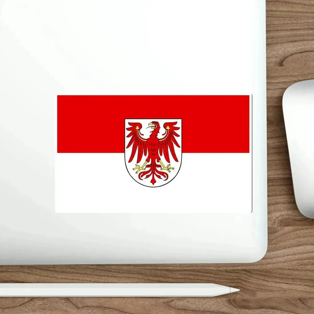 Flag of Brandenburg Germany STICKER Vinyl Die-Cut Decal - The Sticker Space