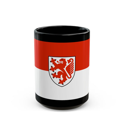 Flag of Braunschweig Germany - Black Coffee Mug-15oz-The Sticker Space