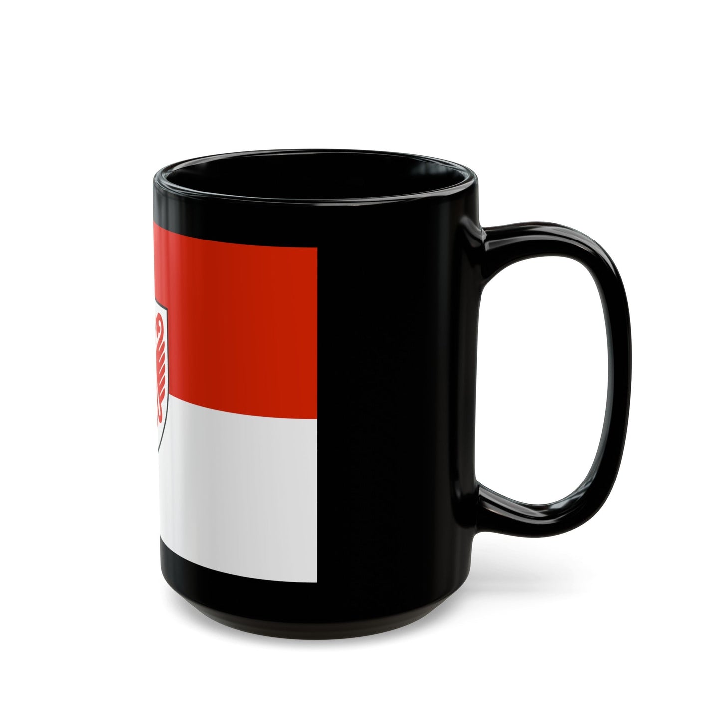 Flag of Braunschweig Germany - Black Coffee Mug-The Sticker Space