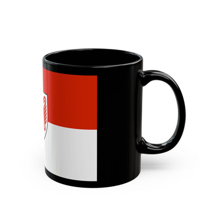 Flag of Braunschweig Germany - Black Coffee Mug-The Sticker Space