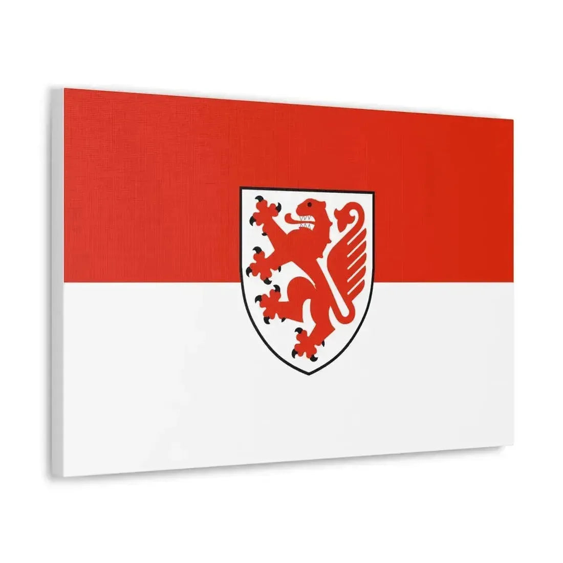 Flag of Braunschweig Germany - Canvas Wall Art - The Sticker Space