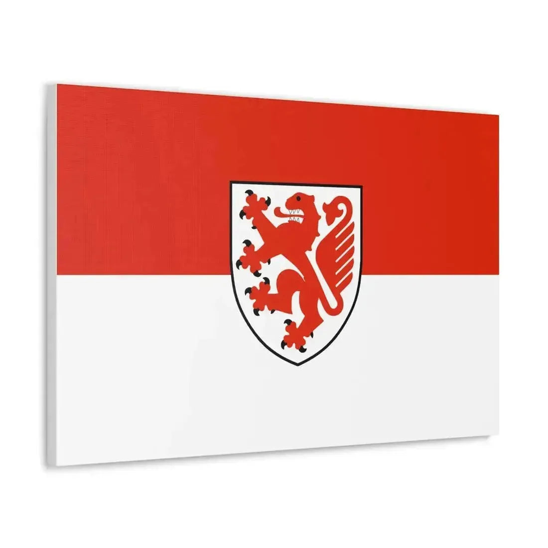 Flag of Braunschweig Germany - Canvas Wall Art - The Sticker Space