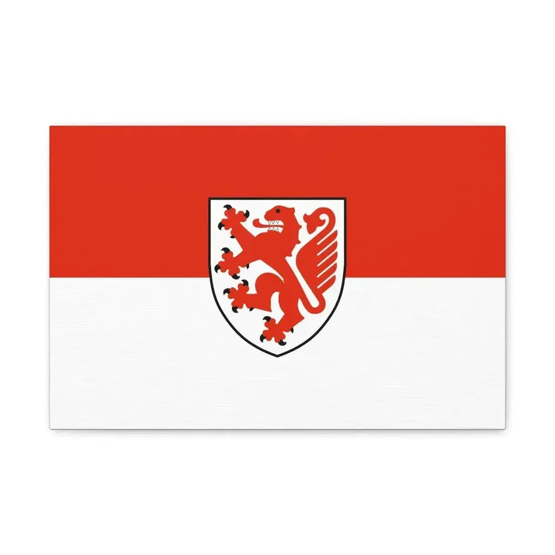 Flag of Braunschweig Germany - Canvas Wall Art - The Sticker Space