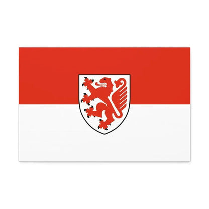 Flag of Braunschweig Germany - Canvas Wall Art - The Sticker Space