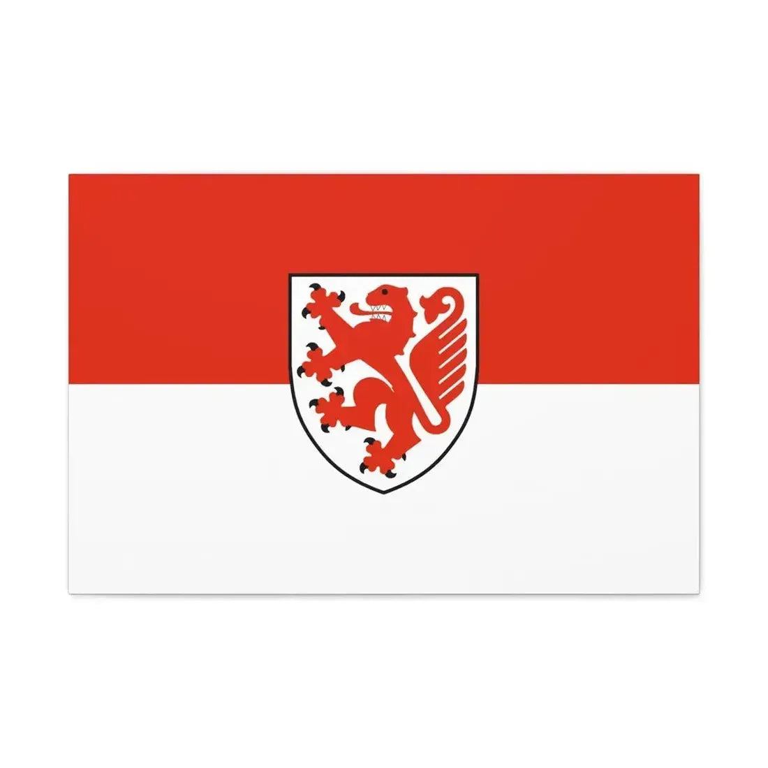 Flag of Braunschweig Germany - Canvas Wall Art - The Sticker Space