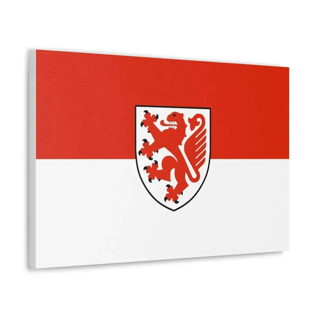 Flag of Braunschweig Germany - Canvas Wall Art - The Sticker Space