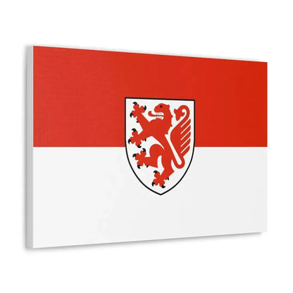 Flag of Braunschweig Germany - Canvas Wall Art - The Sticker Space