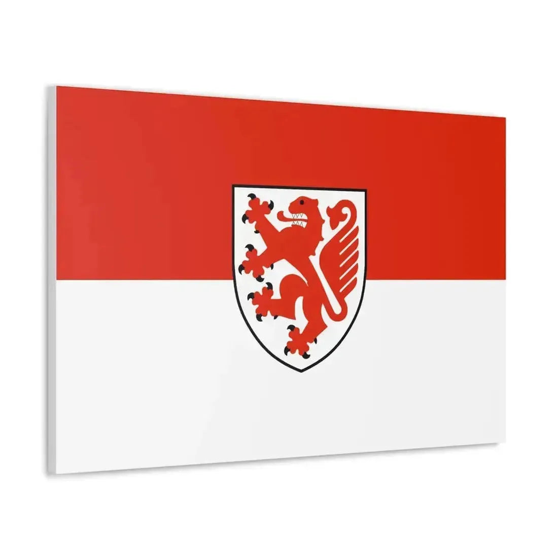 Flag of Braunschweig Germany - Canvas Wall Art - The Sticker Space