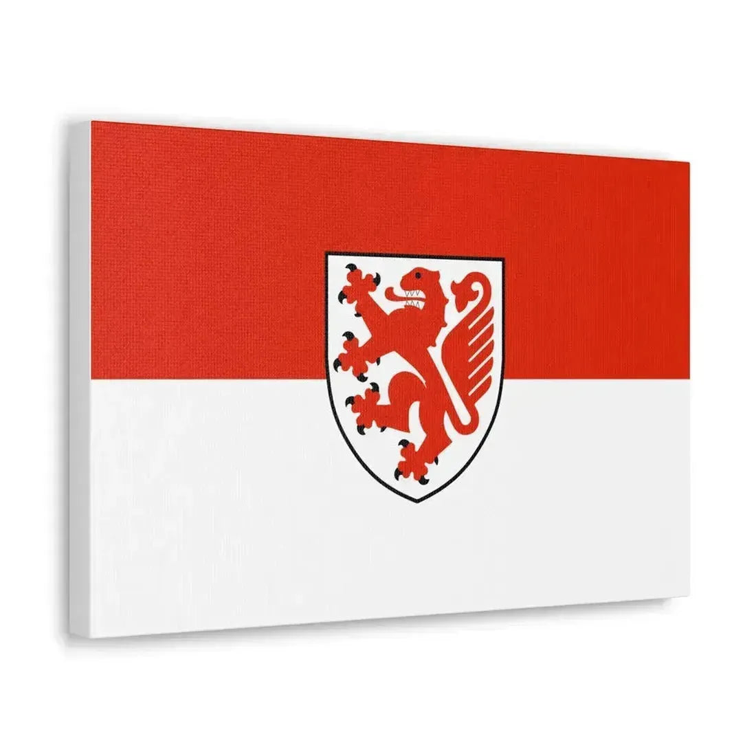 Flag of Braunschweig Germany - Canvas Wall Art - The Sticker Space