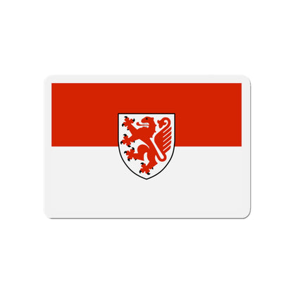 Flag of Braunschweig Germany - Die-Cut Magnet-4" x 4"-The Sticker Space