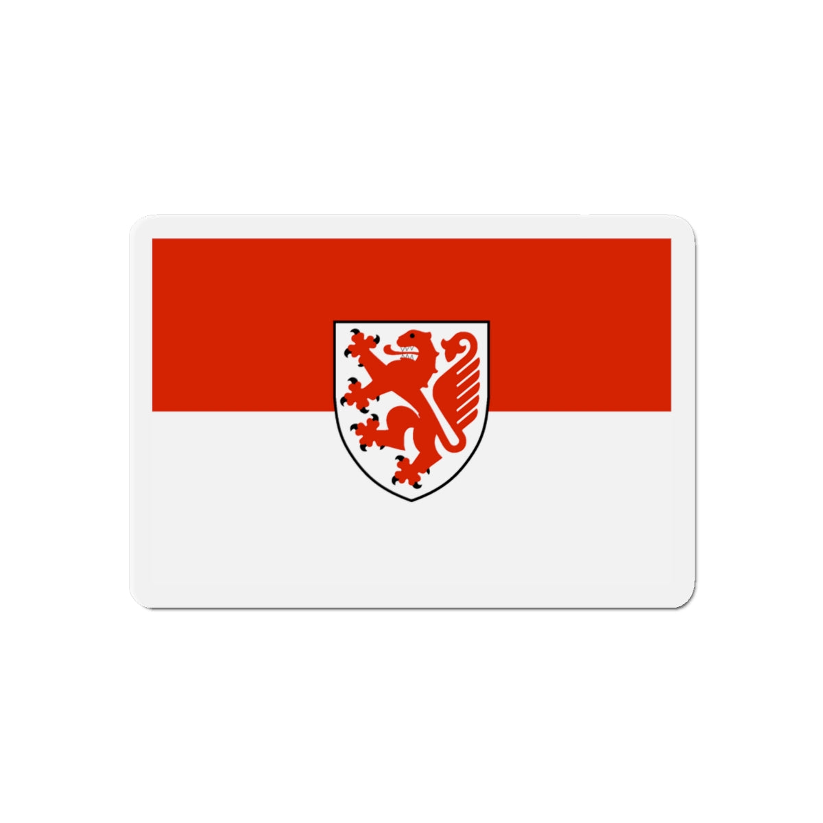 Flag of Braunschweig Germany - Die-Cut Magnet-6 × 6"-The Sticker Space