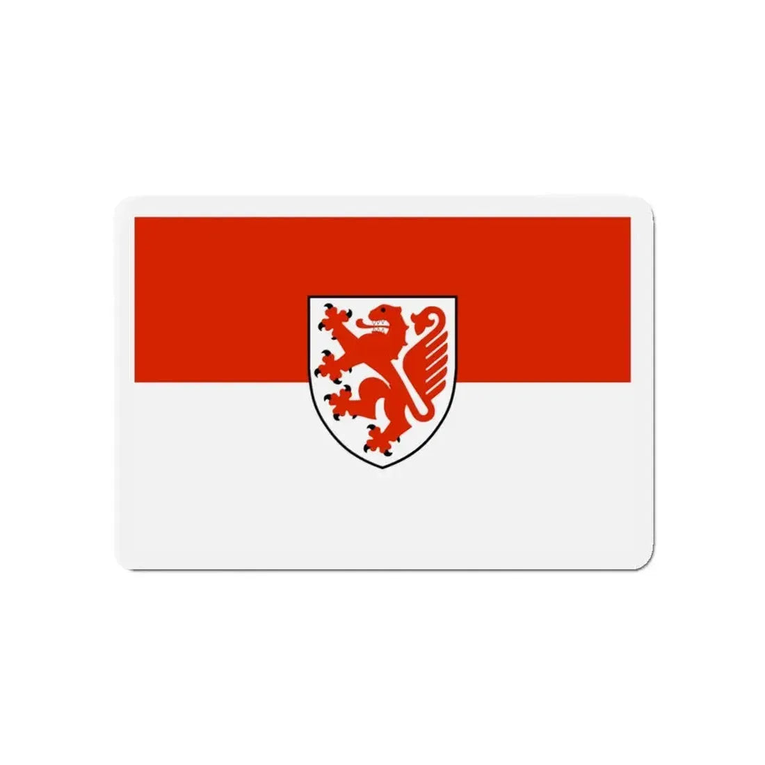 Flag of Braunschweig Germany - Refrigerator Magnet 4 Inch - The Sticker Space