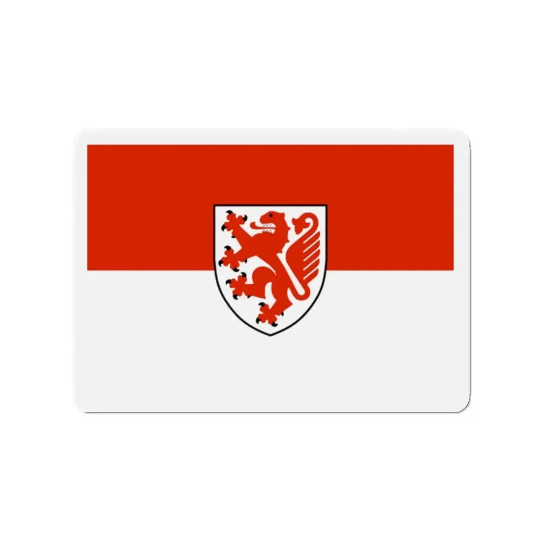 Flag of Braunschweig Germany - Refrigerator Magnet - The Sticker Space