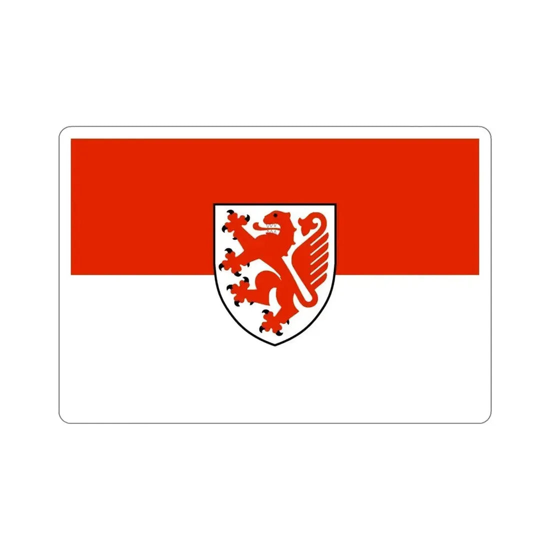 Flag of Braunschweig Germany STICKER Vinyl Die-Cut Decal 6 Inch - The Sticker Space