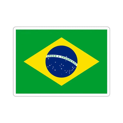 Flag of Brazil STICKER Vinyl Die-Cut Decal 2 Inch - The Sticker Space