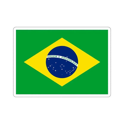 Flag of Brazil STICKER Vinyl Die-Cut Decal 6 Inch - The Sticker Space
