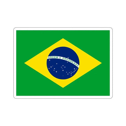 Flag of Brazil STICKER Vinyl Die-Cut Decal - The Sticker Space