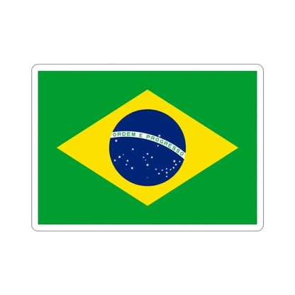 Flag of Brazil STICKER Vinyl Die-Cut Decal - The Sticker Space