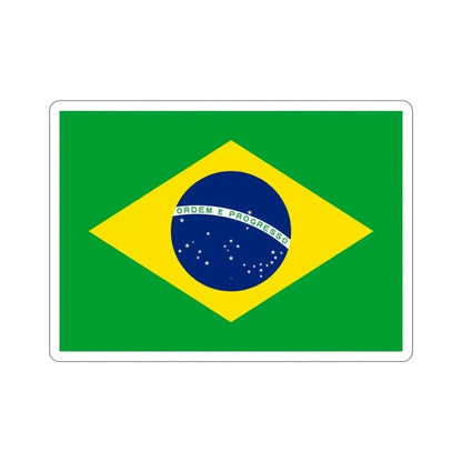 Flag of Brazil STICKER Vinyl Die-Cut Decal - The Sticker Space
