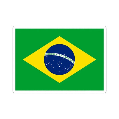 Flag of Brazil STICKER Vinyl Die-Cut Decal - The Sticker Space