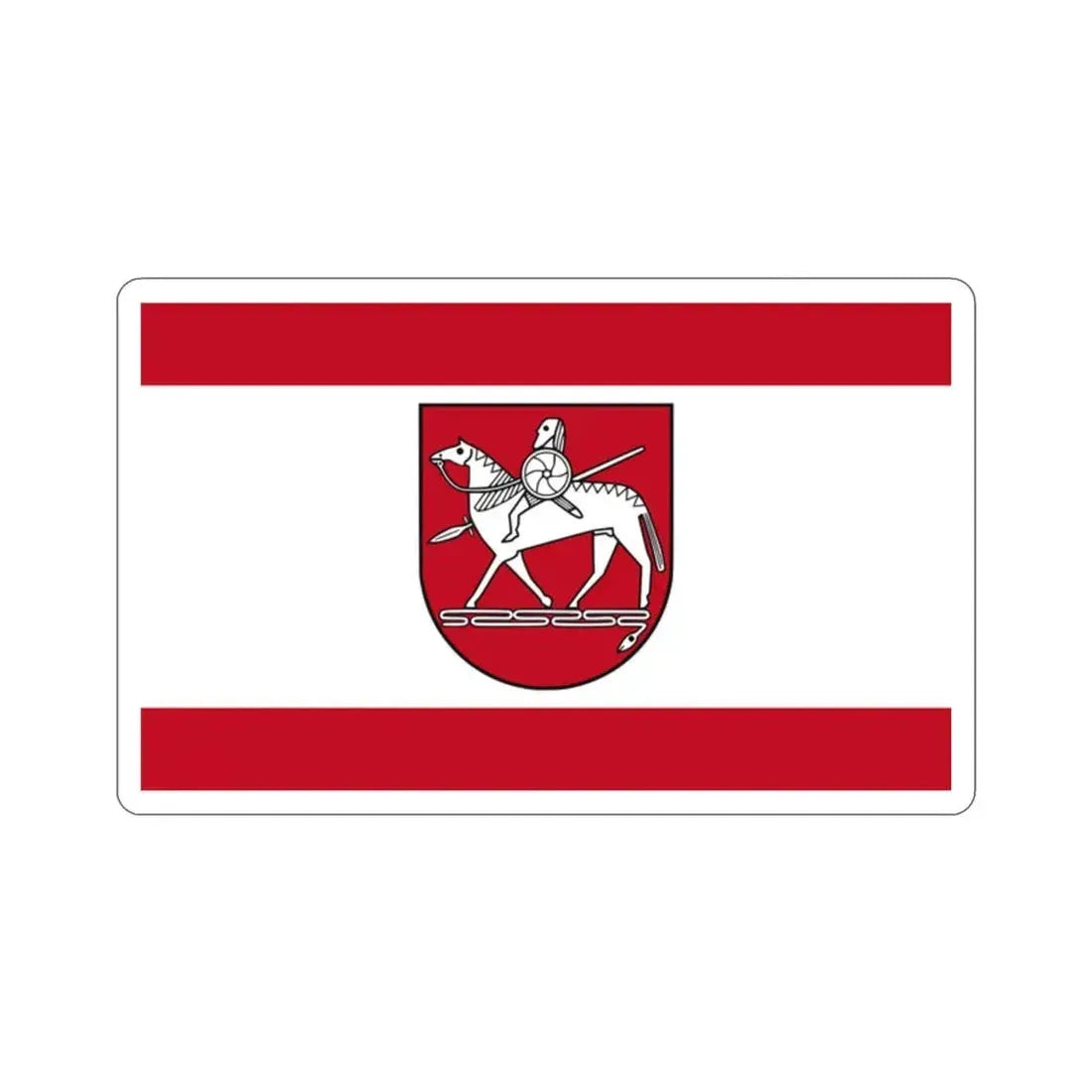 Flag of Börde Germany STICKER Vinyl Die-Cut Decal 2 Inch - The Sticker Space