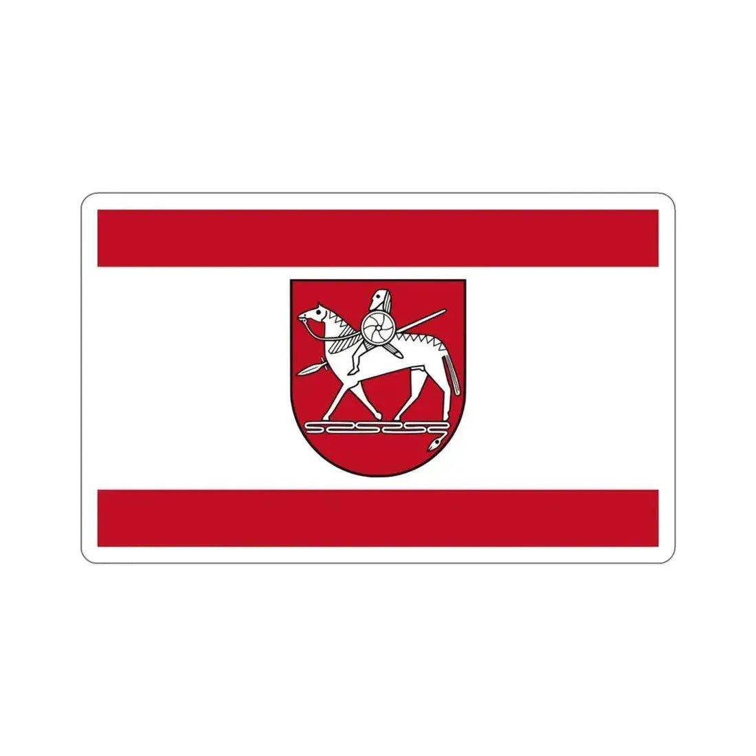 Flag of Börde Germany STICKER Vinyl Die-Cut Decal 4 Inch - The Sticker Space