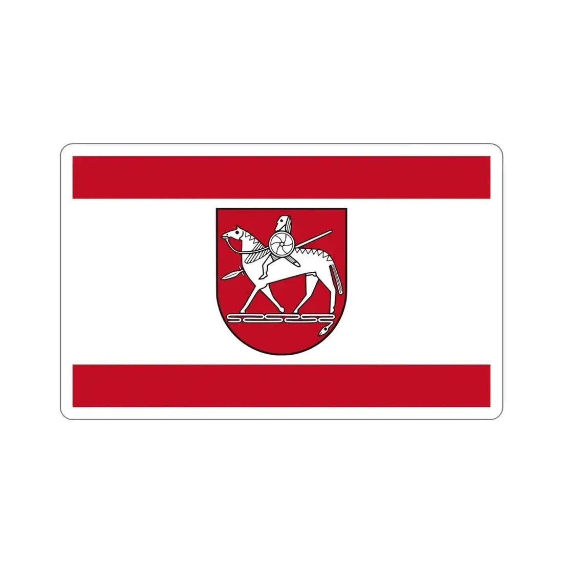 Flag of Börde Germany STICKER Vinyl Die-Cut Decal 6 Inch - The Sticker Space
