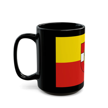 Flag of Breisgau Hochschwarzwald Germany - Black Coffee Mug-The Sticker Space