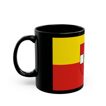 Flag of Breisgau Hochschwarzwald Germany - Black Coffee Mug-The Sticker Space