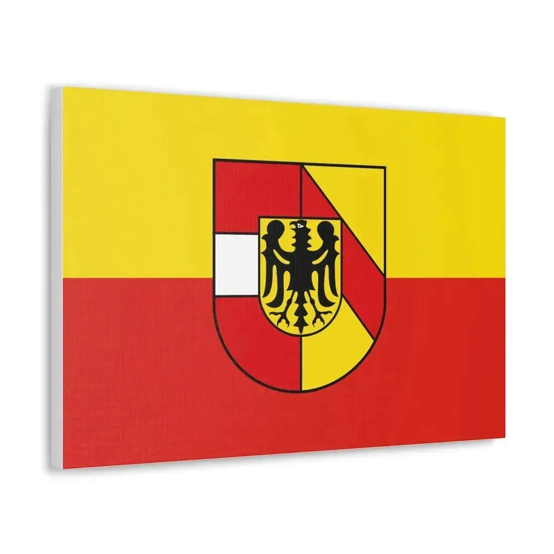Flag of Breisgau Hochschwarzwald Germany - Canvas Wall Art - The Sticker Space