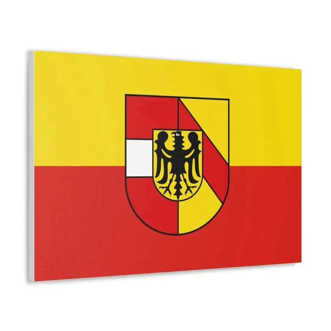 Flag of Breisgau Hochschwarzwald Germany - Canvas Wall Art - The Sticker Space