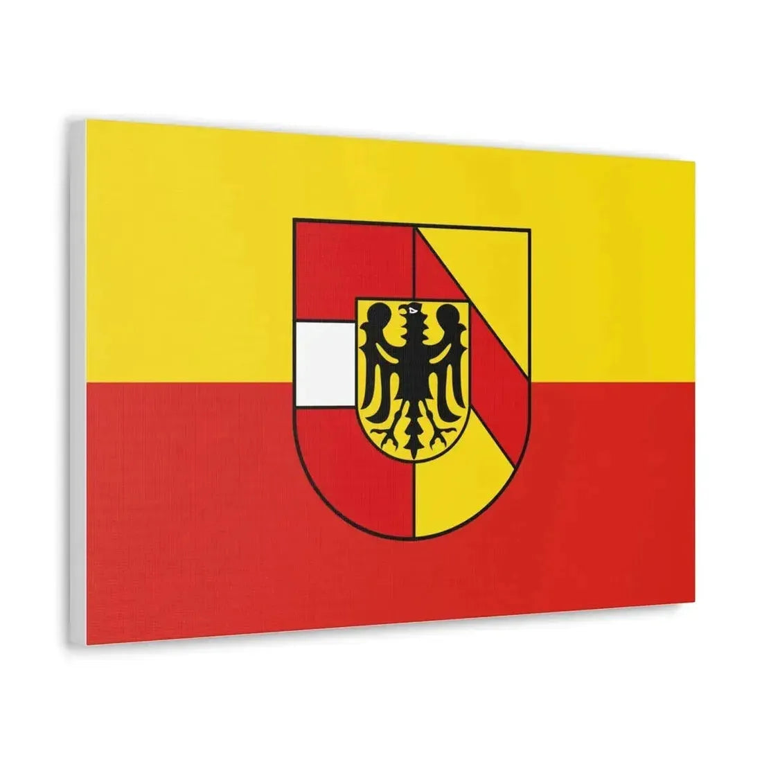 Flag of Breisgau Hochschwarzwald Germany - Canvas Wall Art - The Sticker Space