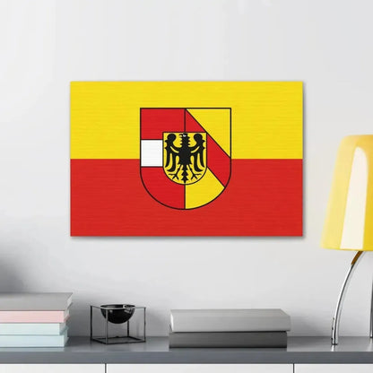 Flag of Breisgau Hochschwarzwald Germany - Canvas Wall Art - The Sticker Space