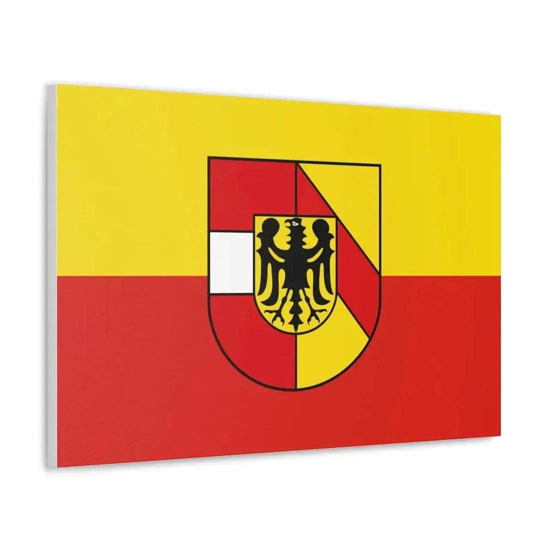 Flag of Breisgau Hochschwarzwald Germany - Canvas Wall Art - The Sticker Space