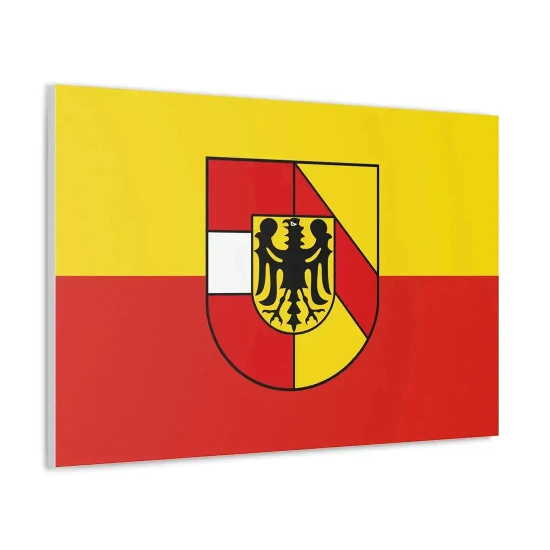 Flag of Breisgau Hochschwarzwald Germany - Canvas Wall Art - The Sticker Space