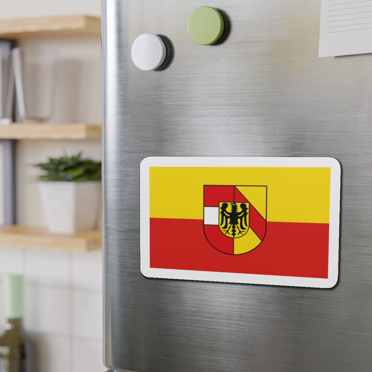 Flag of Breisgau Hochschwarzwald Germany - Die-Cut Magnet-The Sticker Space