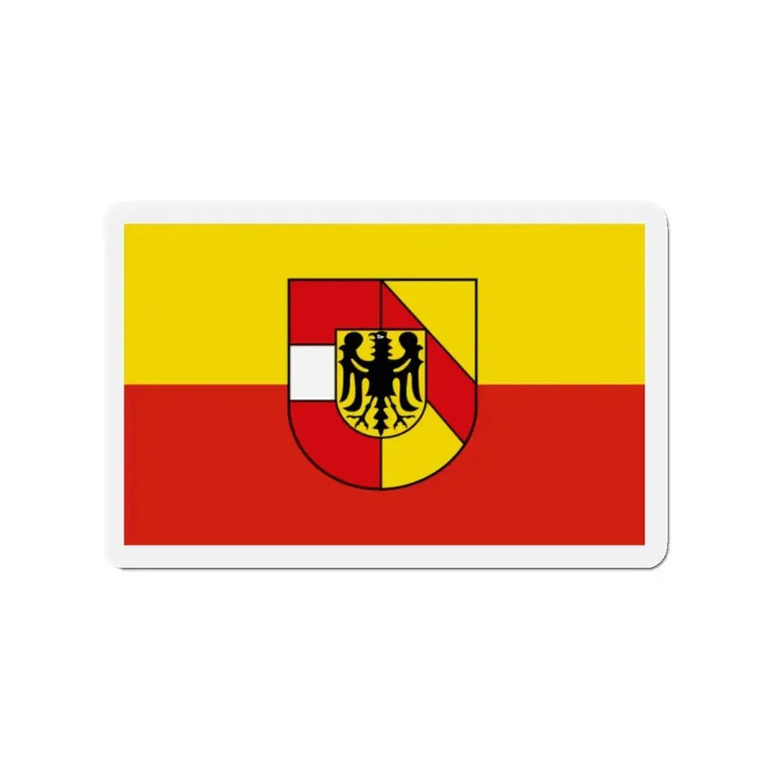 Flag of Breisgau Hochschwarzwald Germany - Refrigerator Magnet 2 Inch - The Sticker Space